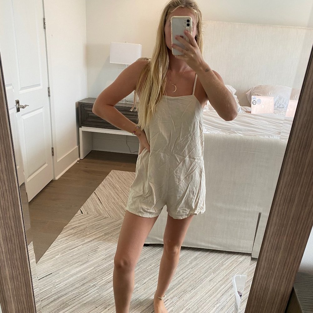Odisea Beige Romper